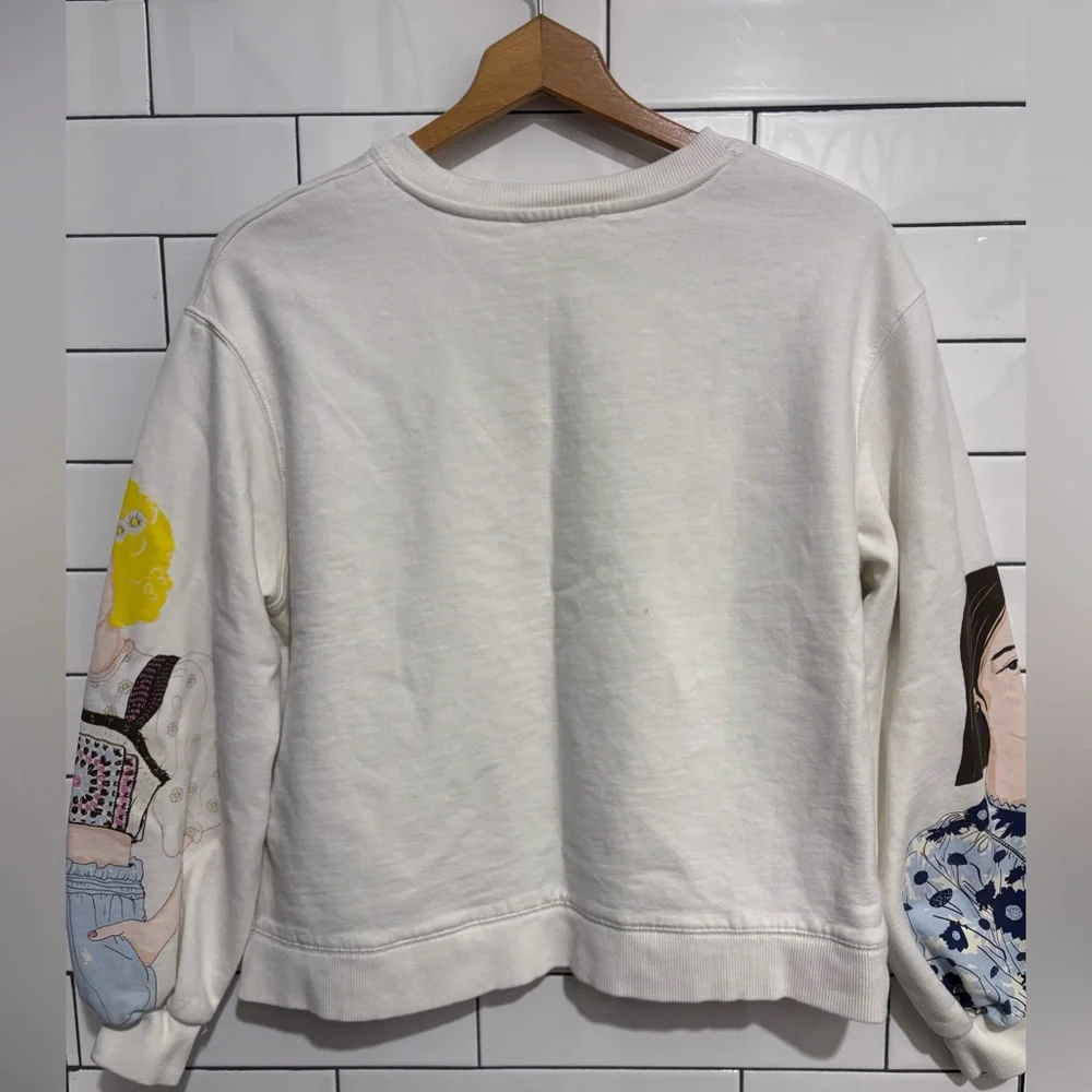 Zara Girl Print Graphic Sweatshirt S - Picture 6 of 8